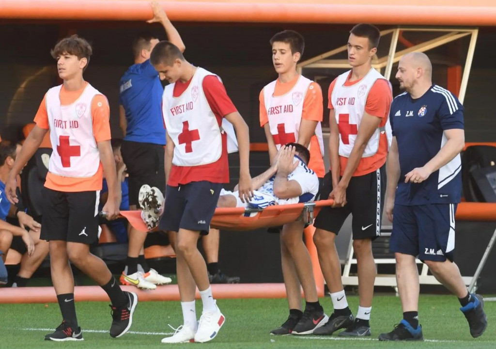 Boško Šutalo,GNK Dinamo,ozljeda