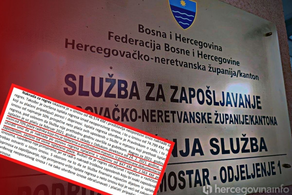 Služba za zapošljavanje HNŽ-a,služba za zapošljavanje ŽZH,biro,Mostar,Hercegovina
