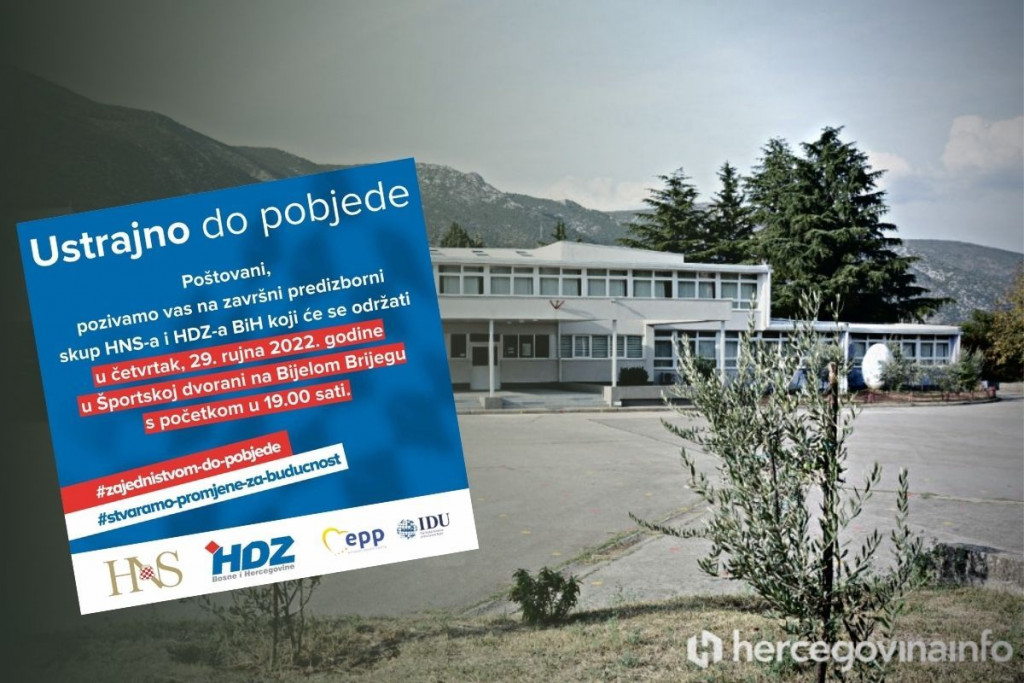 Predizborni skup Bijeli Brijeg HDZ HNS