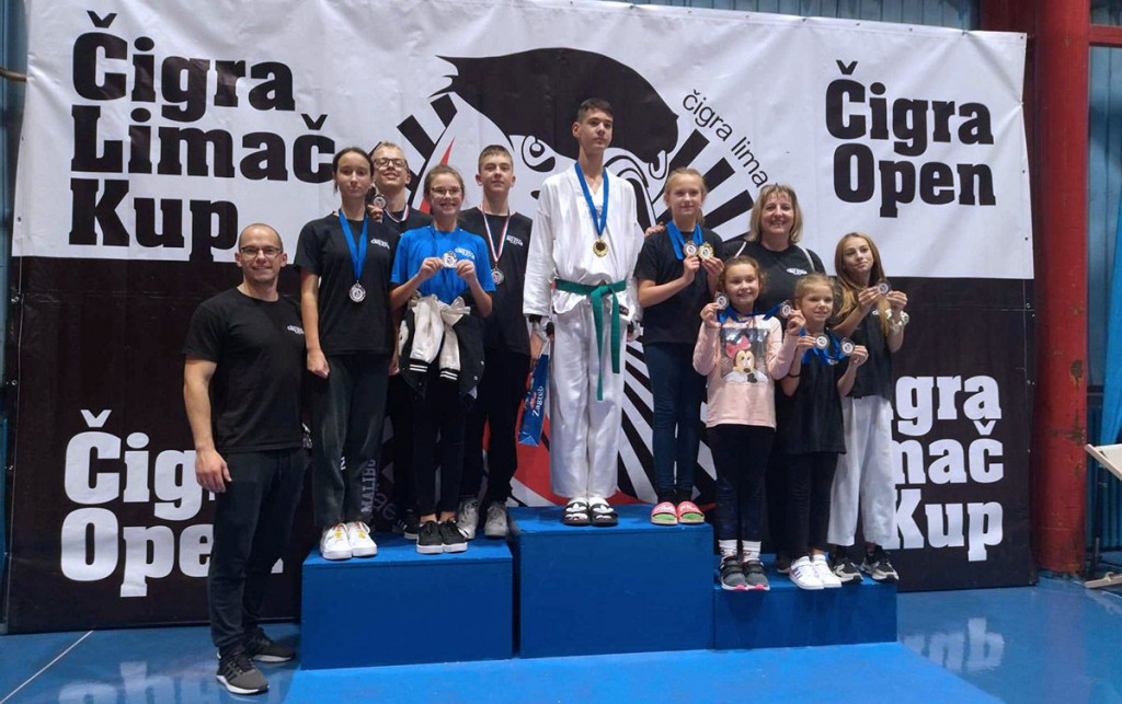 Taekwondo klub Cro Star na Čigra open u Zagrebu