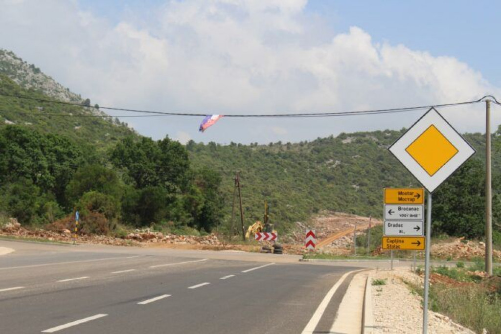 zatvaranje ceste ,Mostar - Čapljina,Autoceste FBiH