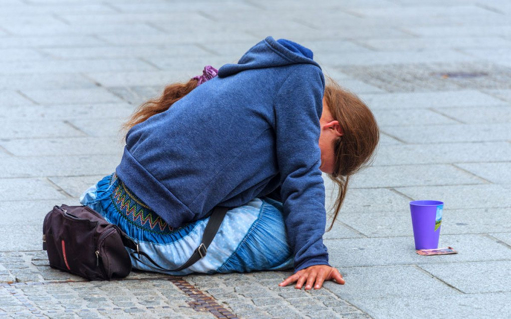 Prosjačenje ilustracija