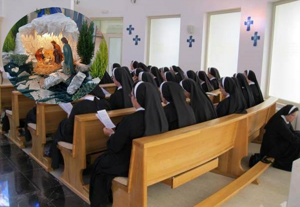 Časne sestre Božić jaslice Bijelo polje