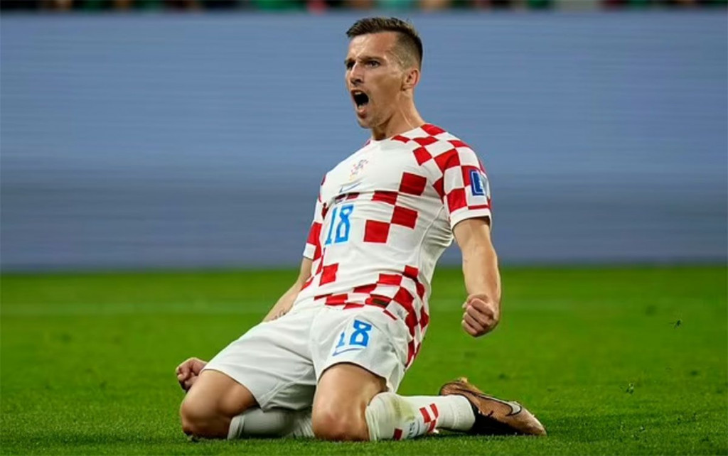 Mislav Oršić Hrvatska 2022 slavlje