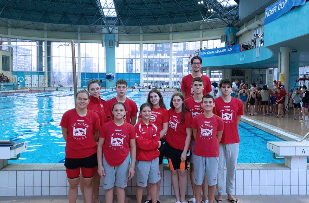 Plivački klub Velež na otvorenom prvenstvu BiH 2022