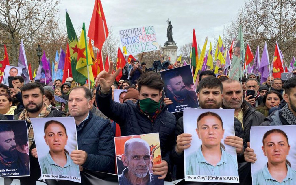Kurdi prosvjed u Parizu