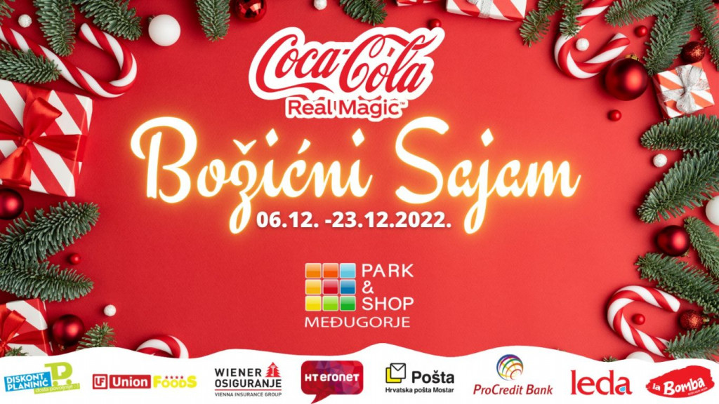 Park & Shop,Božićni sajam,sajamske kućice,,Sv. Nikola,Božićni koncert