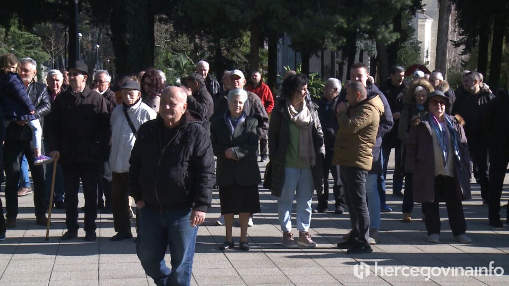 Prosvjed zbog poskupljenja struje Trebinje 