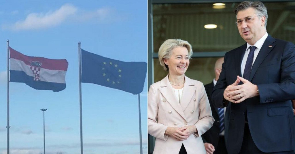 Ursula von der Leyen i Andrej Plenković