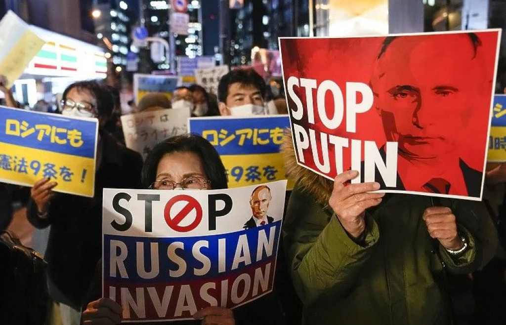 Japanci prosvjed protiv ruske invazije
