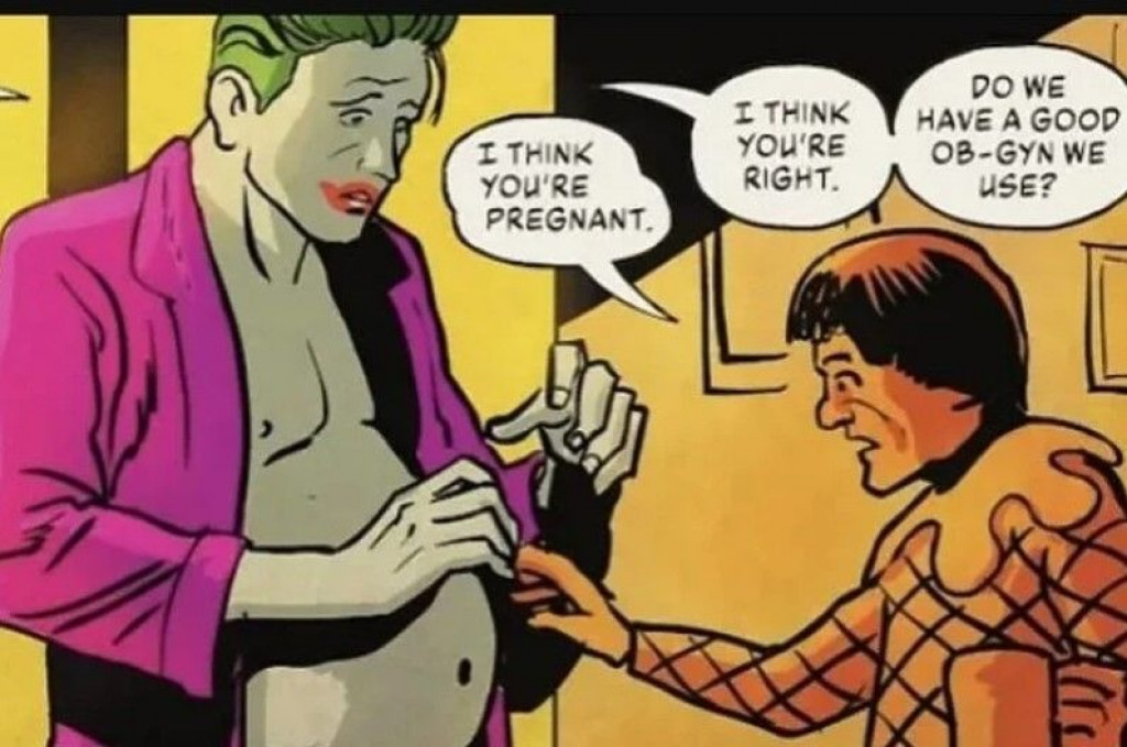Joker strip umjetnost trudnoća