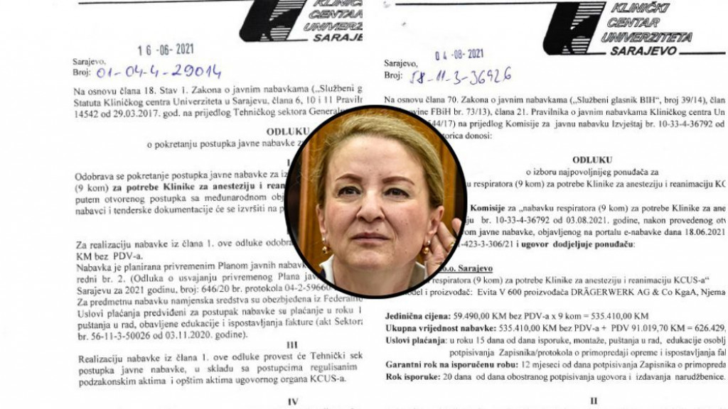 Sebija Izetbegović respiratori