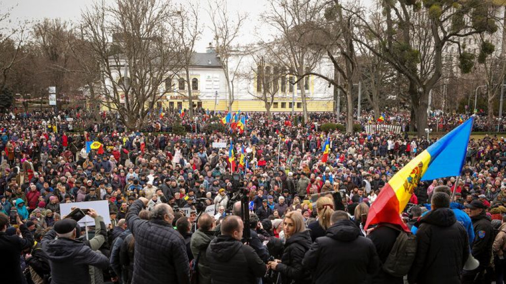 Moldavija prosvjed