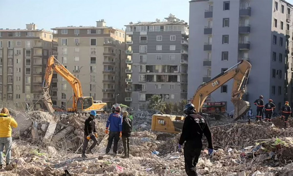 Turska potres ruševine