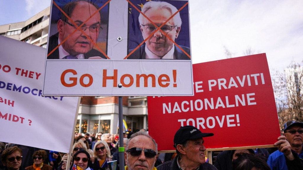 Prosvjed ispred OHR-a