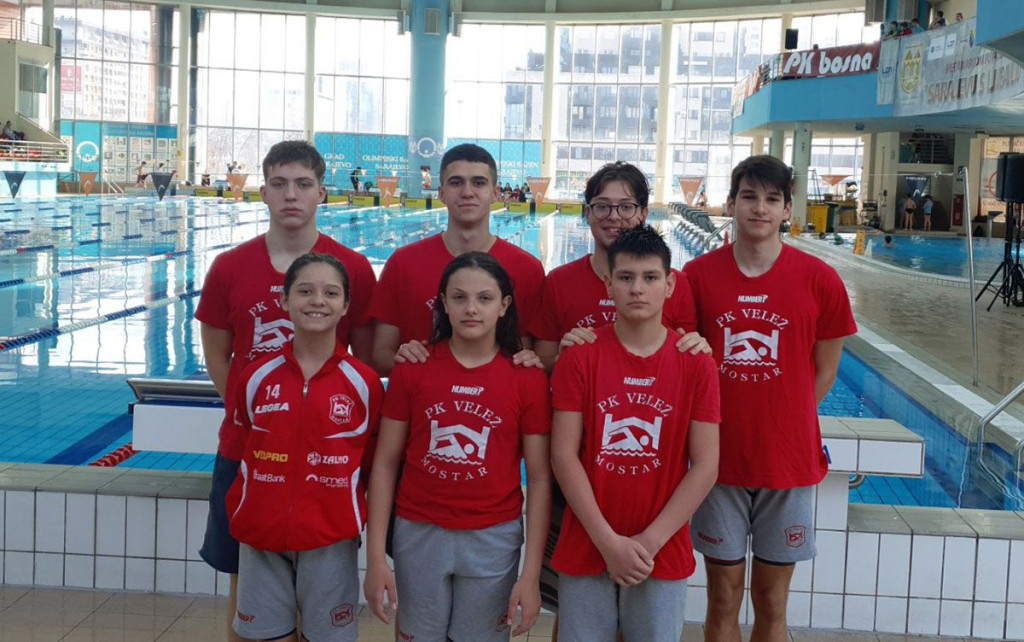 Plivači Veleža na natjecanju Sarajevu s ljubavlju