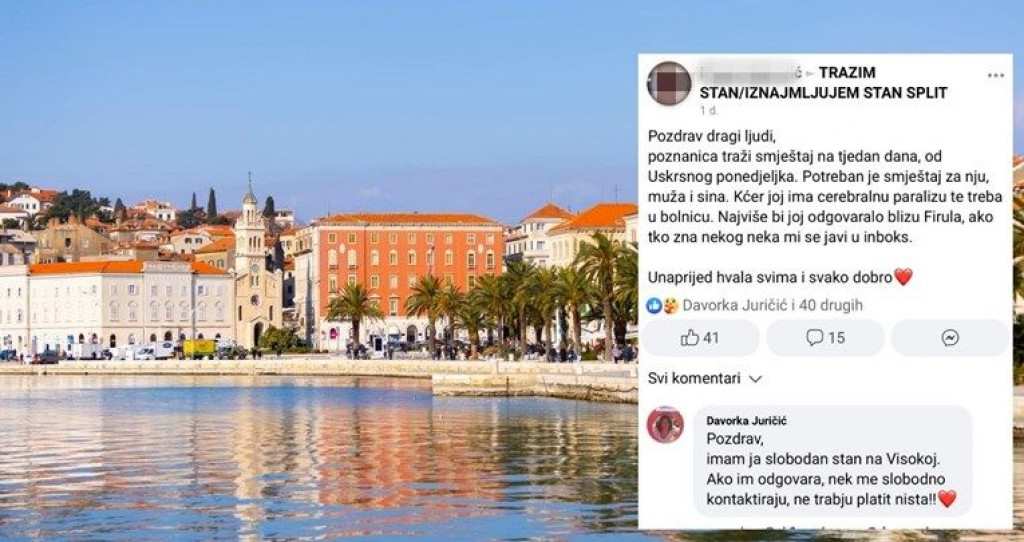 Smještaj stan u Splitu