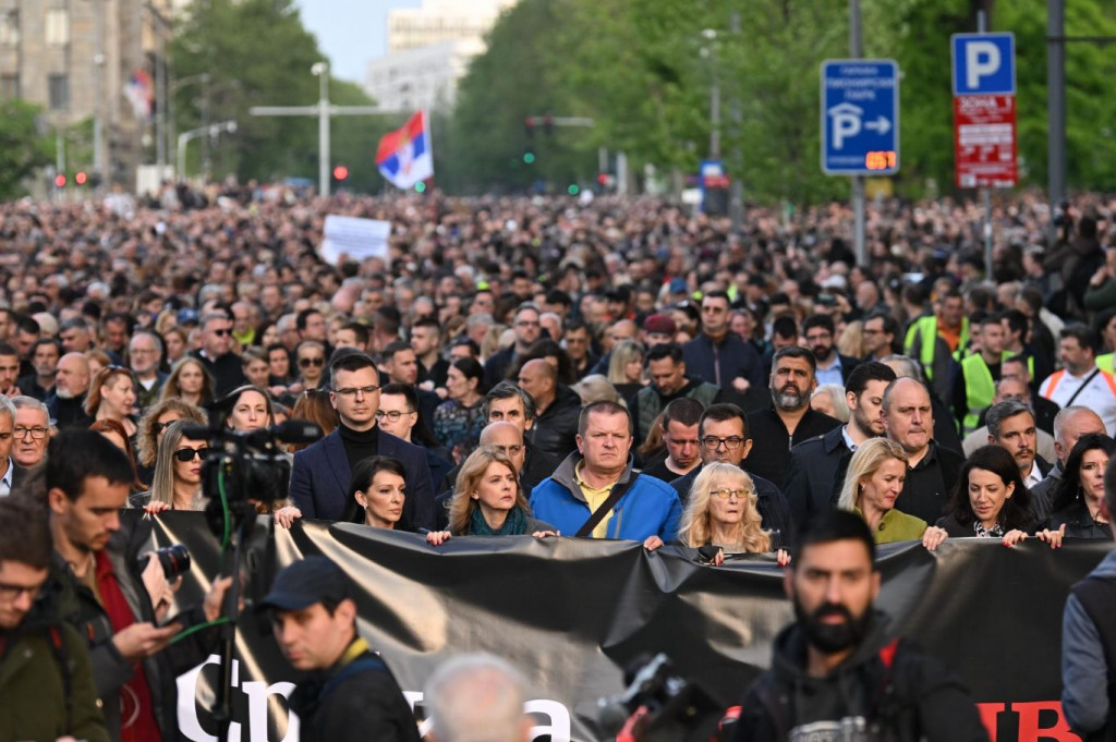 Prosvjed u Beogradu 