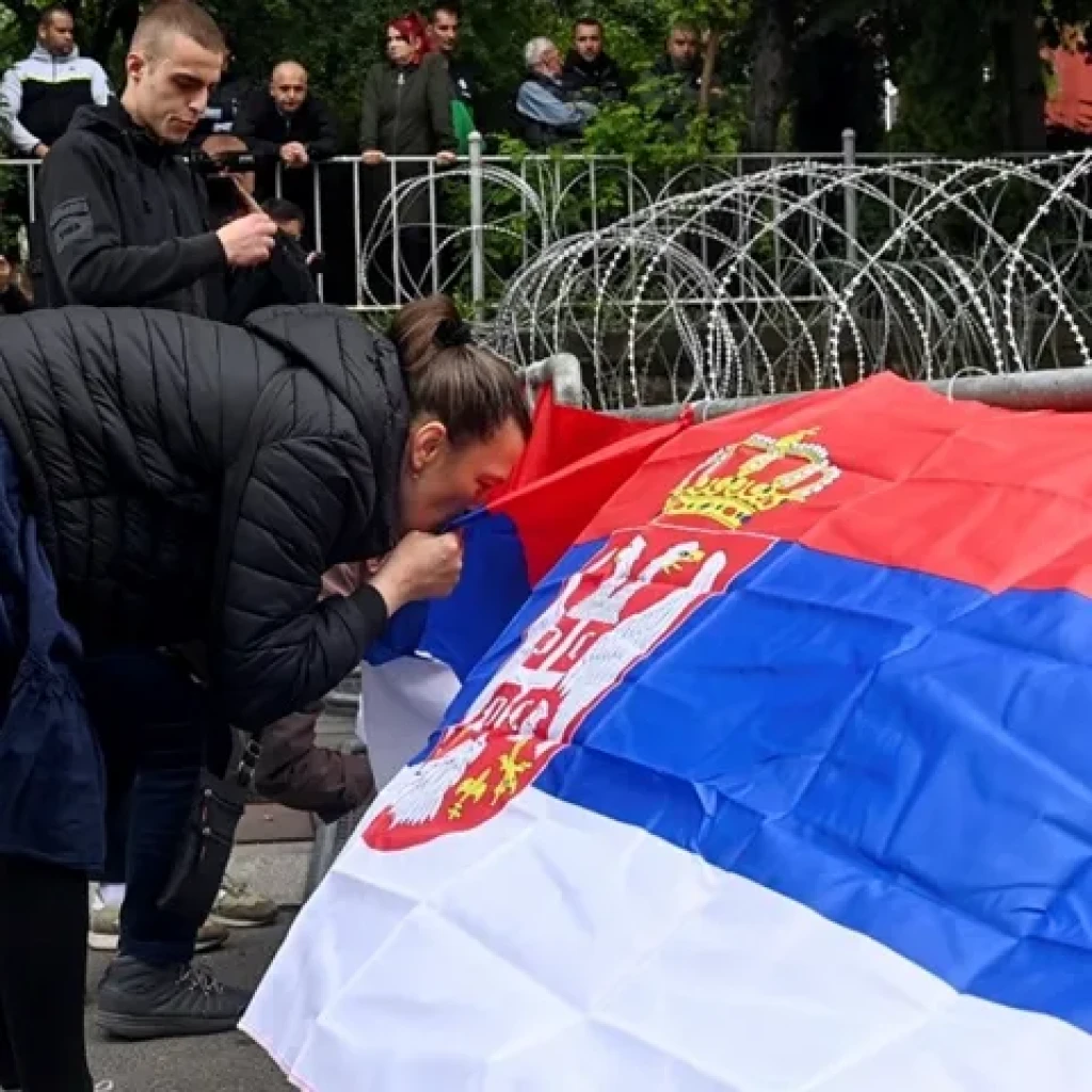 Kosovo Srbi prosvjed