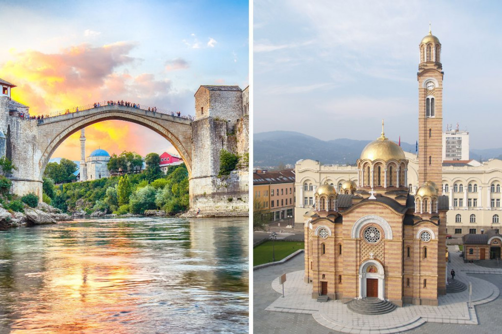 Usporedba Mostar Banja Luka
