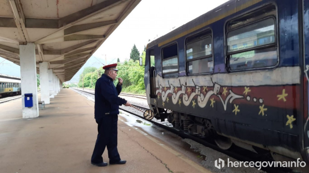 Navijači Veleža vlak