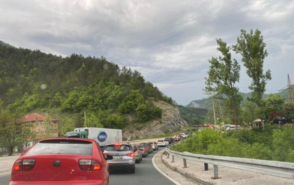 Prometna gužva Jablanica