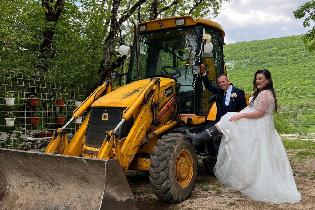 Goranci,bager,vjenčanje