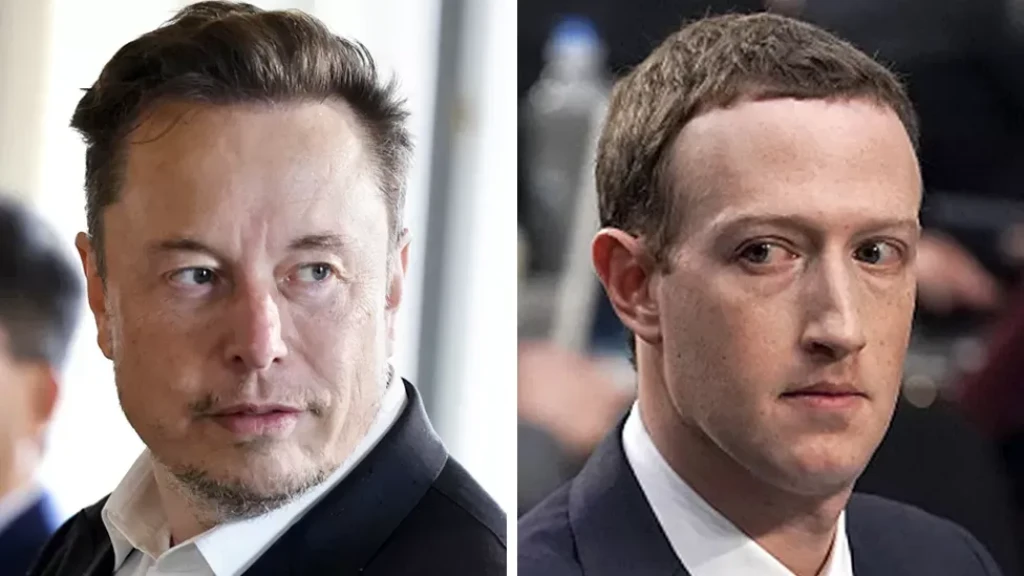 Elon Musk ,Mark Zuckerberg,ufc
