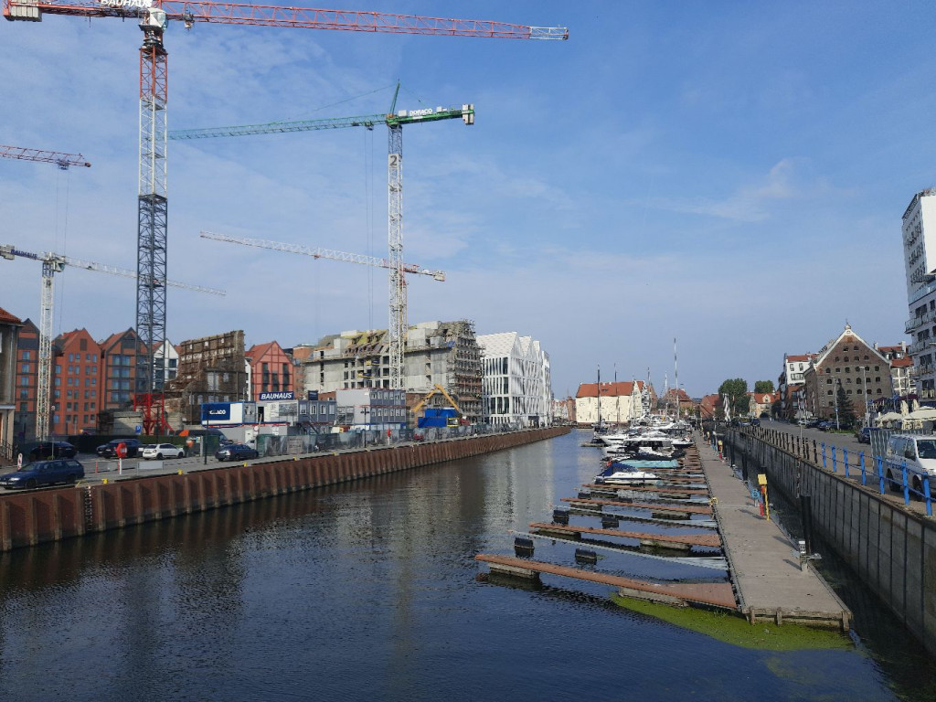 Gdanjsk Poljska lučki grad