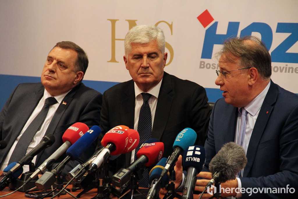 Milorad Dodik, Dragan Čović, Nermin Nikšić