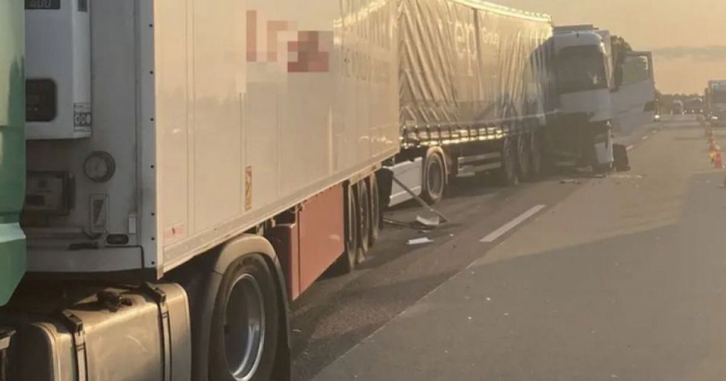 lančani sudar,Njemačka,vozač kamiona