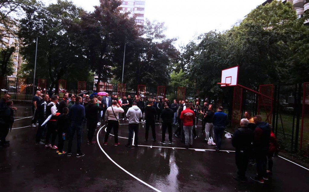 Navijači Slobode okupljanje Tuzla