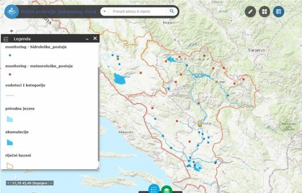Agencija za vodno područje Jadranskog mora,bujice,kiša