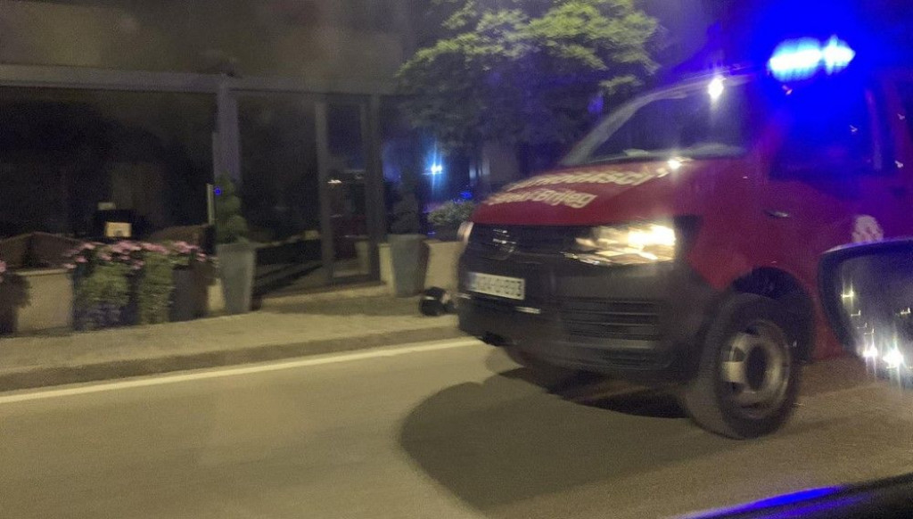 Požar Široki Brijeg kafić vatrogasci