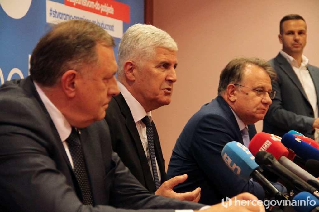 Dragan Čović,Nermin Nikšić,Milorad Dodik političar iz RS-a,Vlada HNŽ