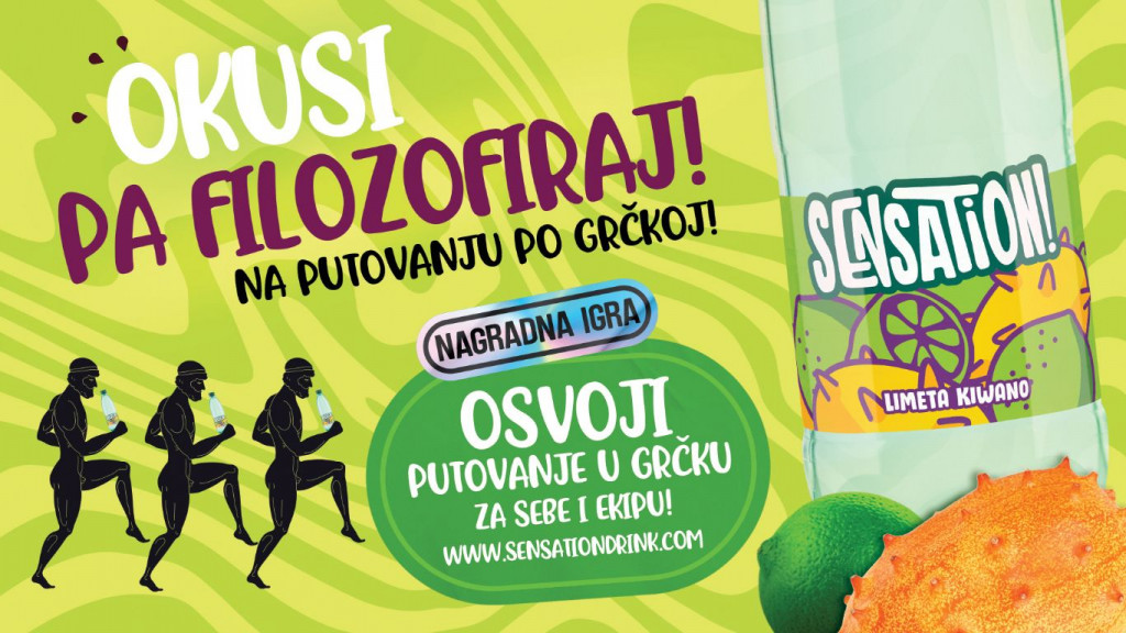 senzacija,Sarajevski kiseljak,nagradna igra,putovanje u Grčku