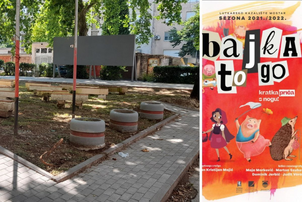 strelčevina,Lutkarsko kazalište Mostar,Obnova škole,kamena scena