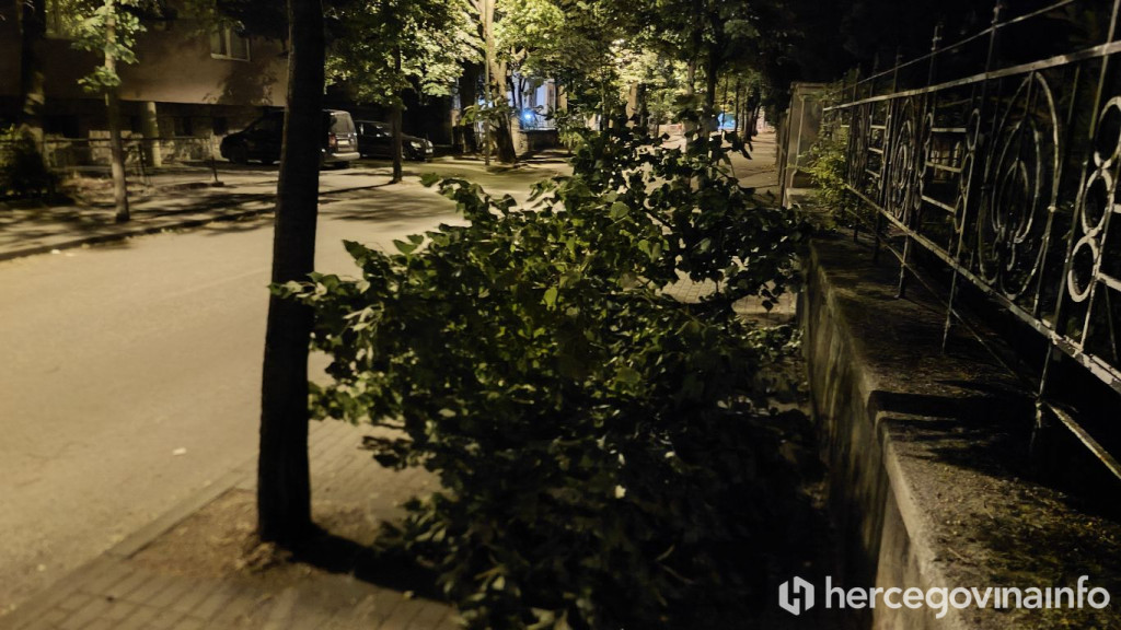 stablo na kolniku nevrijeme Mostar