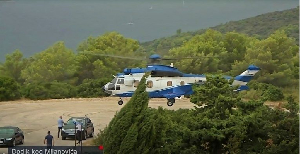 helikopter Milorad Dodik Hvar