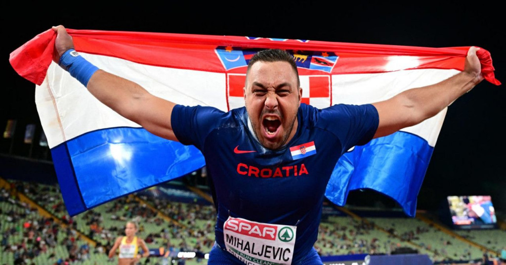 Filip Mihaljević,bacanje kugle,olimpijska norma