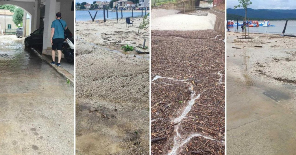 Klek plaža fekalije