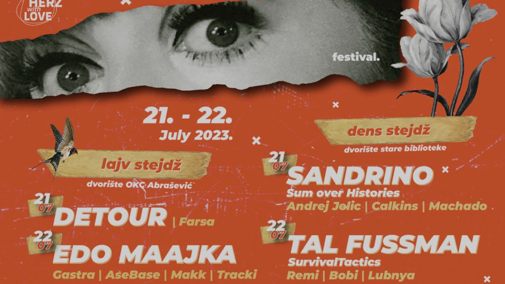 CALKINS,Mostar,festival,FROM HERZ WITH LOVE,Detour,Andrej Jelić,okc abrasevic,Edo Maajka
