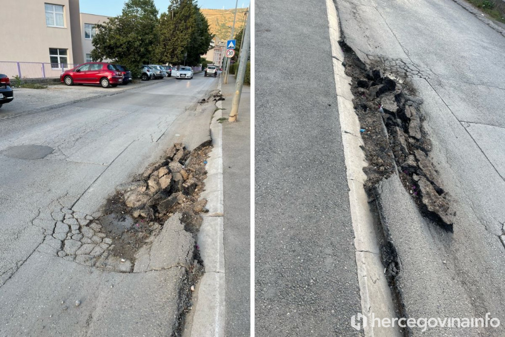 Ulica Blajburških žrtava,sanacija cesta,Grad Mostar