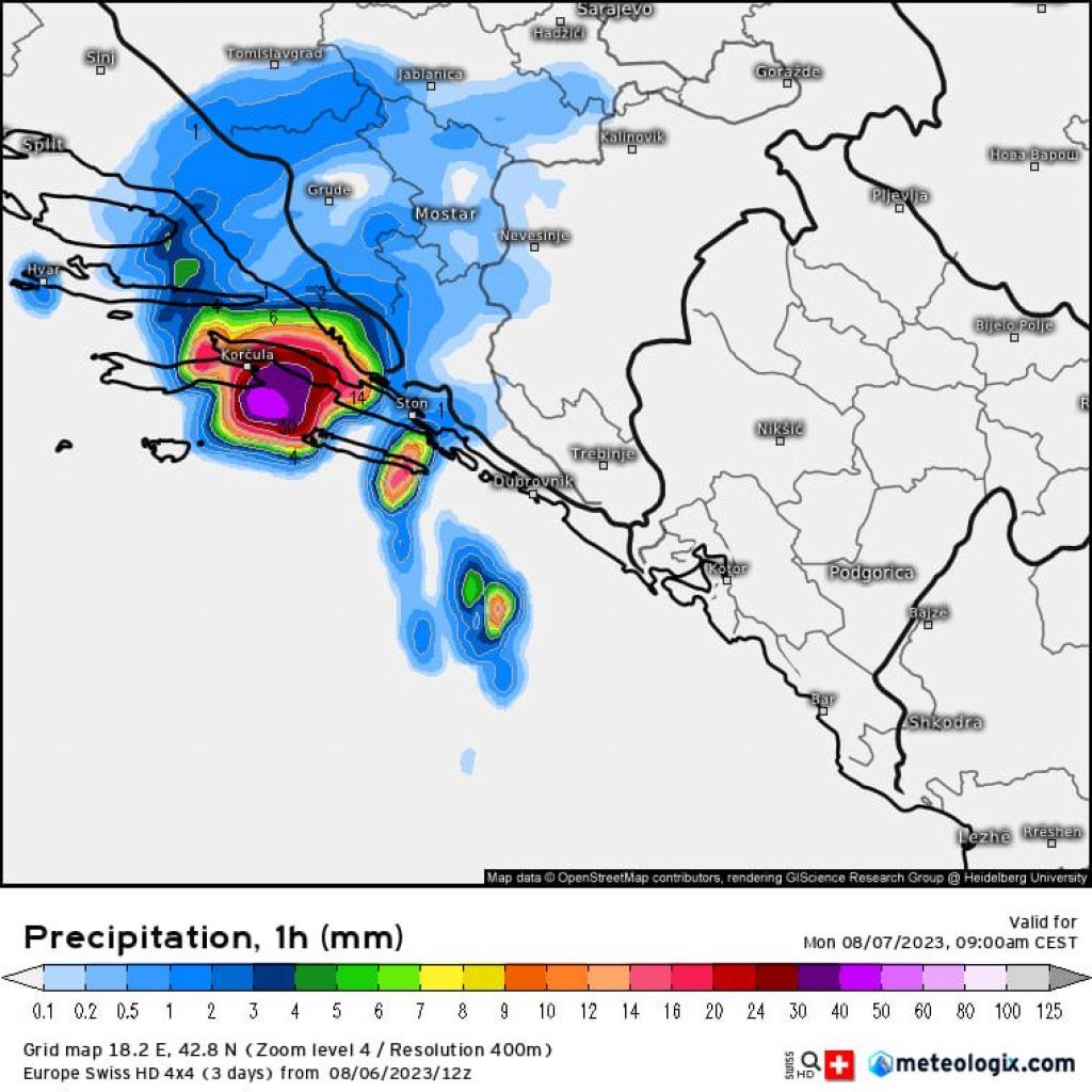 Hercegovina,prognoza,meteo