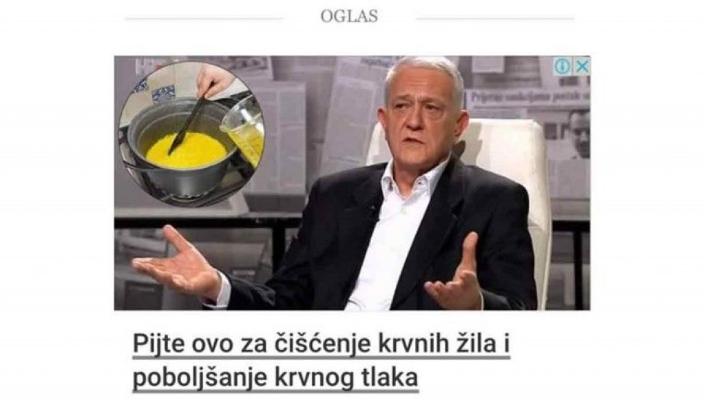 Josip Paladino lažni oglas