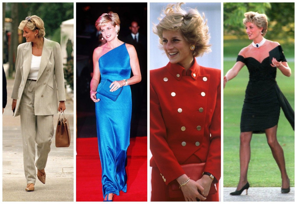 princeza Diana,stil,moda,odjeća