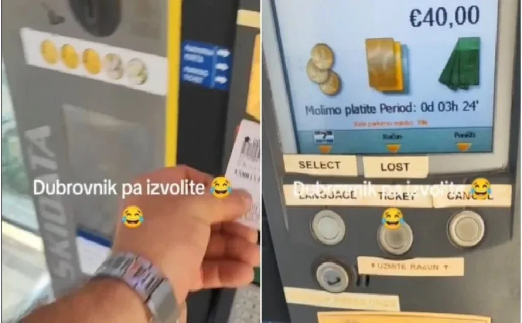 Dubrovnik,parking,naplata parkinga