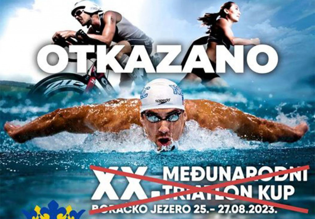 Triatlon Boračko jezero 2023 otkazano