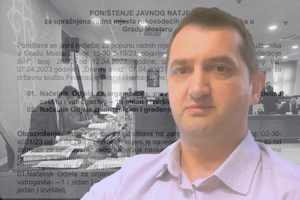 miljana kovačević,Grad Mostar,načelnik Odjela za organizaciju, pravne poslove, opću upravu, civilnu zaštitu i vatrogastvo Grada Mostara,slaviša kovačević