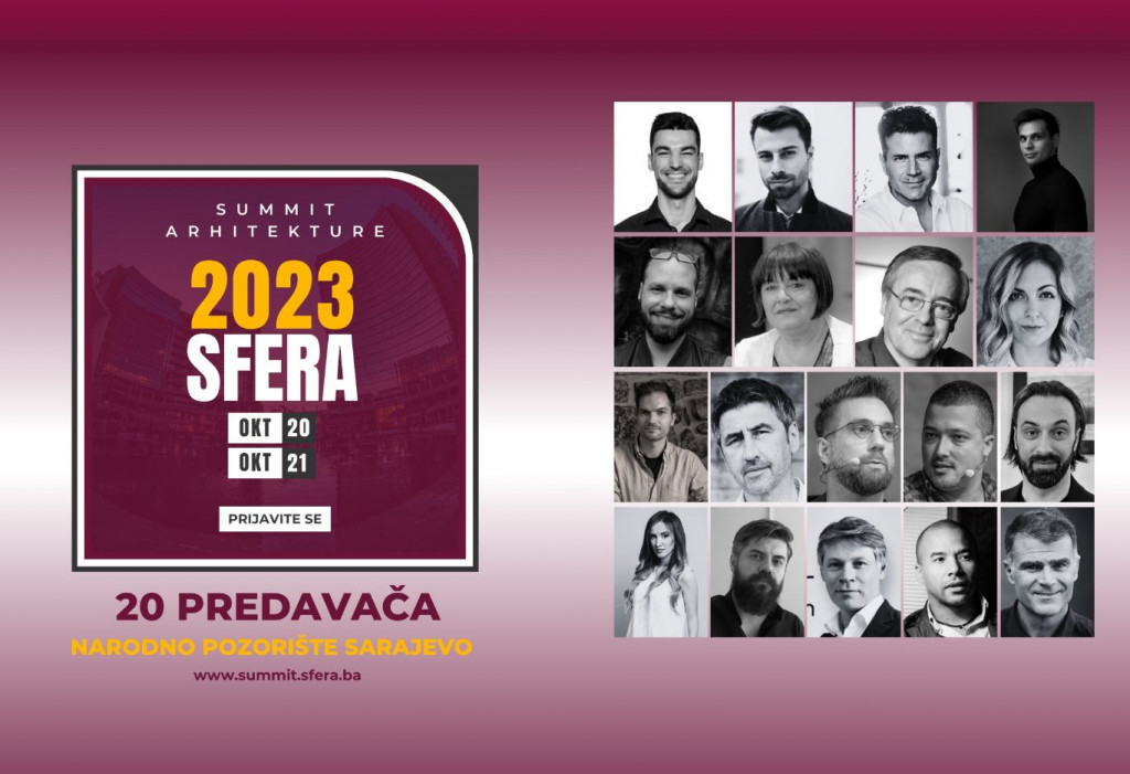 Sarajevo,arhitektura,sfera 2023,Regionalni summit arhitekture